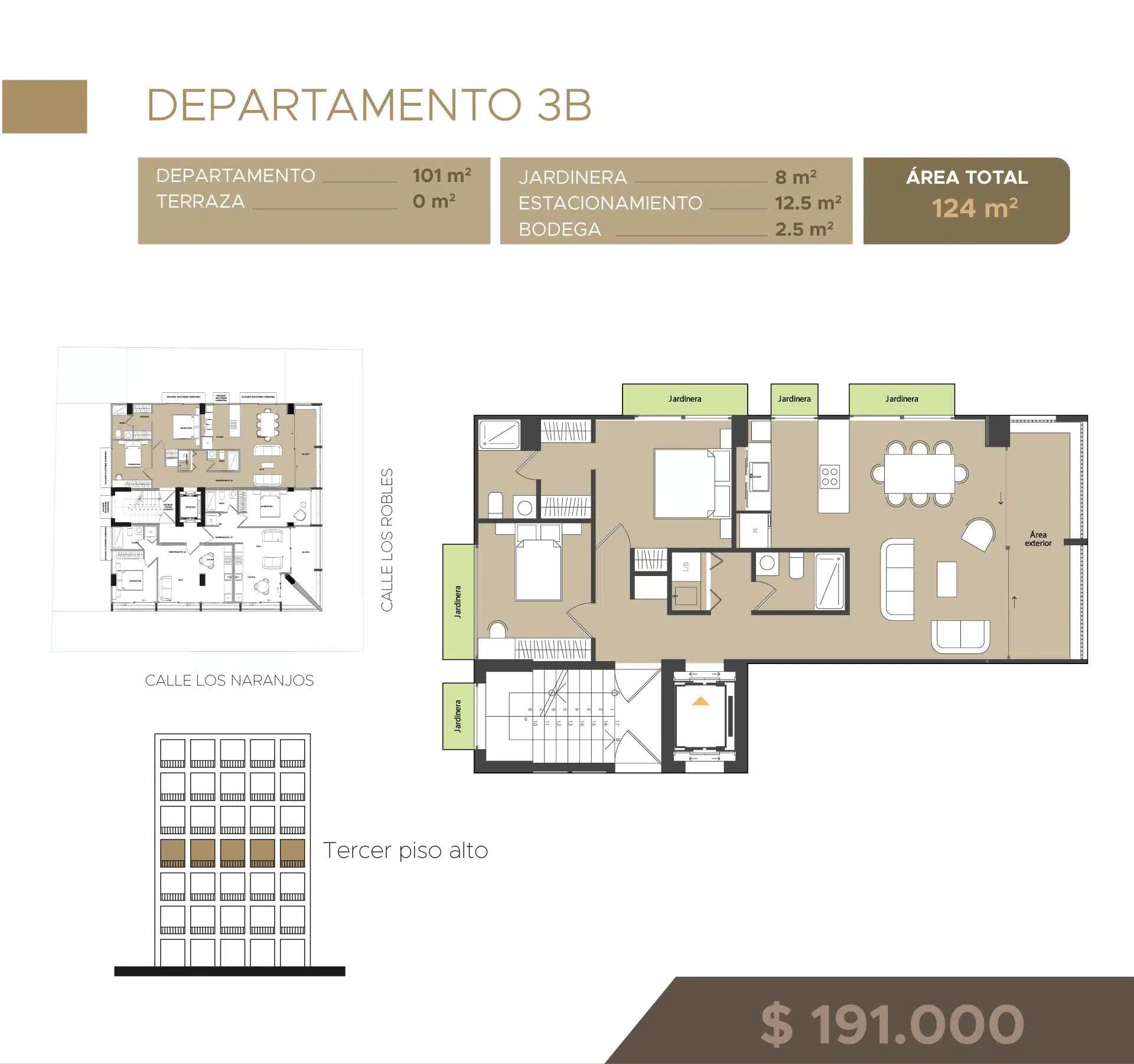 Departamento 3B en venta en Naranjos 2-28, Cuenca - CiuBaHo