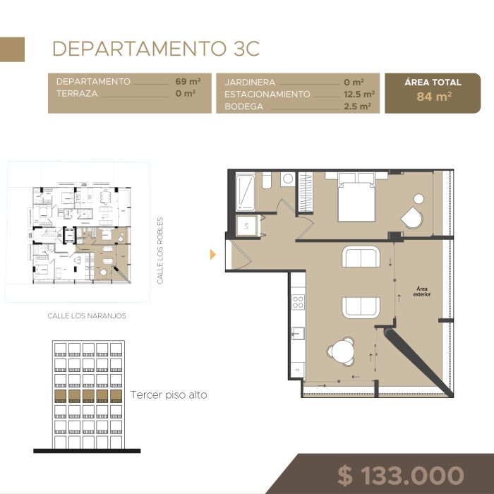 Naranjos 2-28 | Departamento 3C