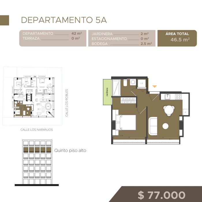 Naranjos 2-28 | Departamento 5A