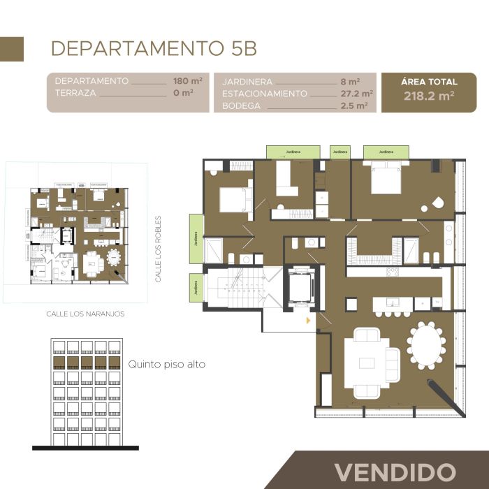 Naranjos 2-28 | Departamento 5B